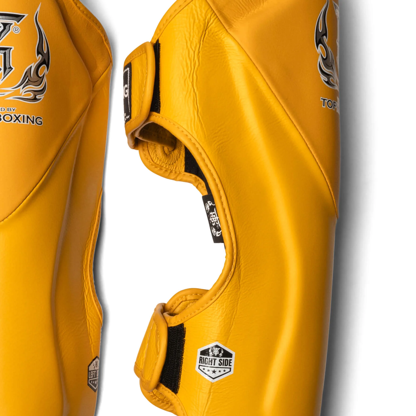 Top King Blend Yellow Shin Guards - Image 2