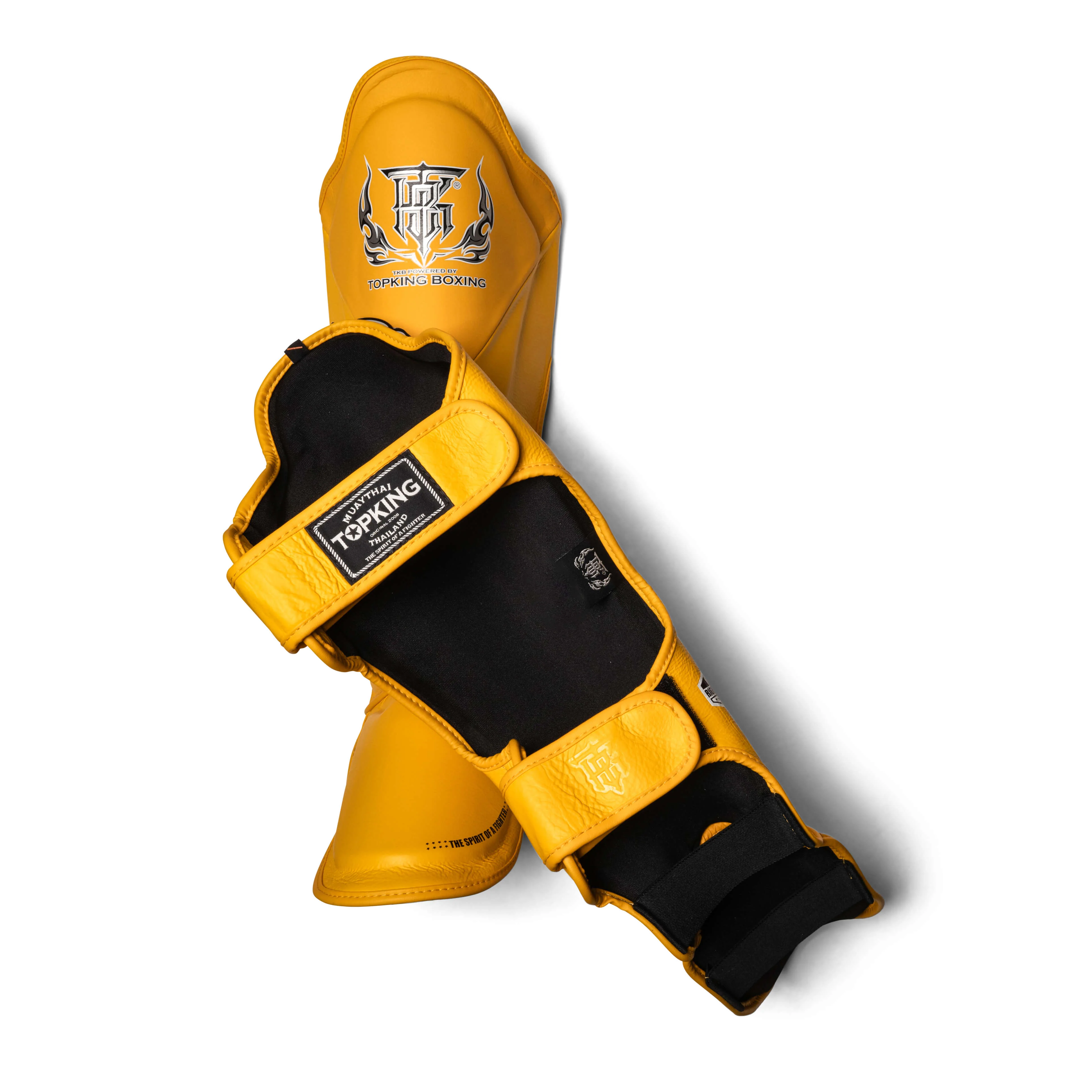 Top King Blend Yellow Shin Guards - Image 4