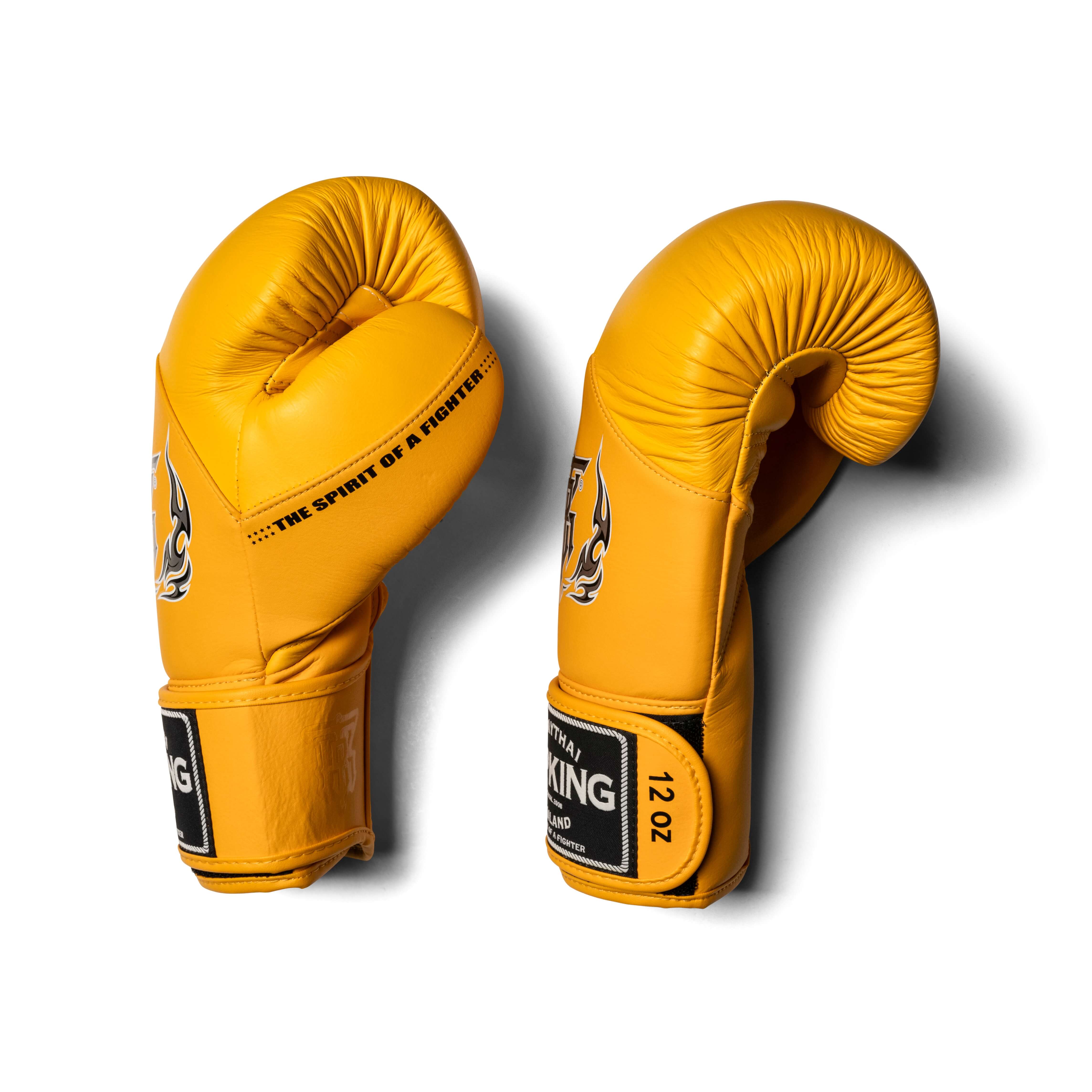 Top King Blend Yellow Boxing Gloves - Image 4