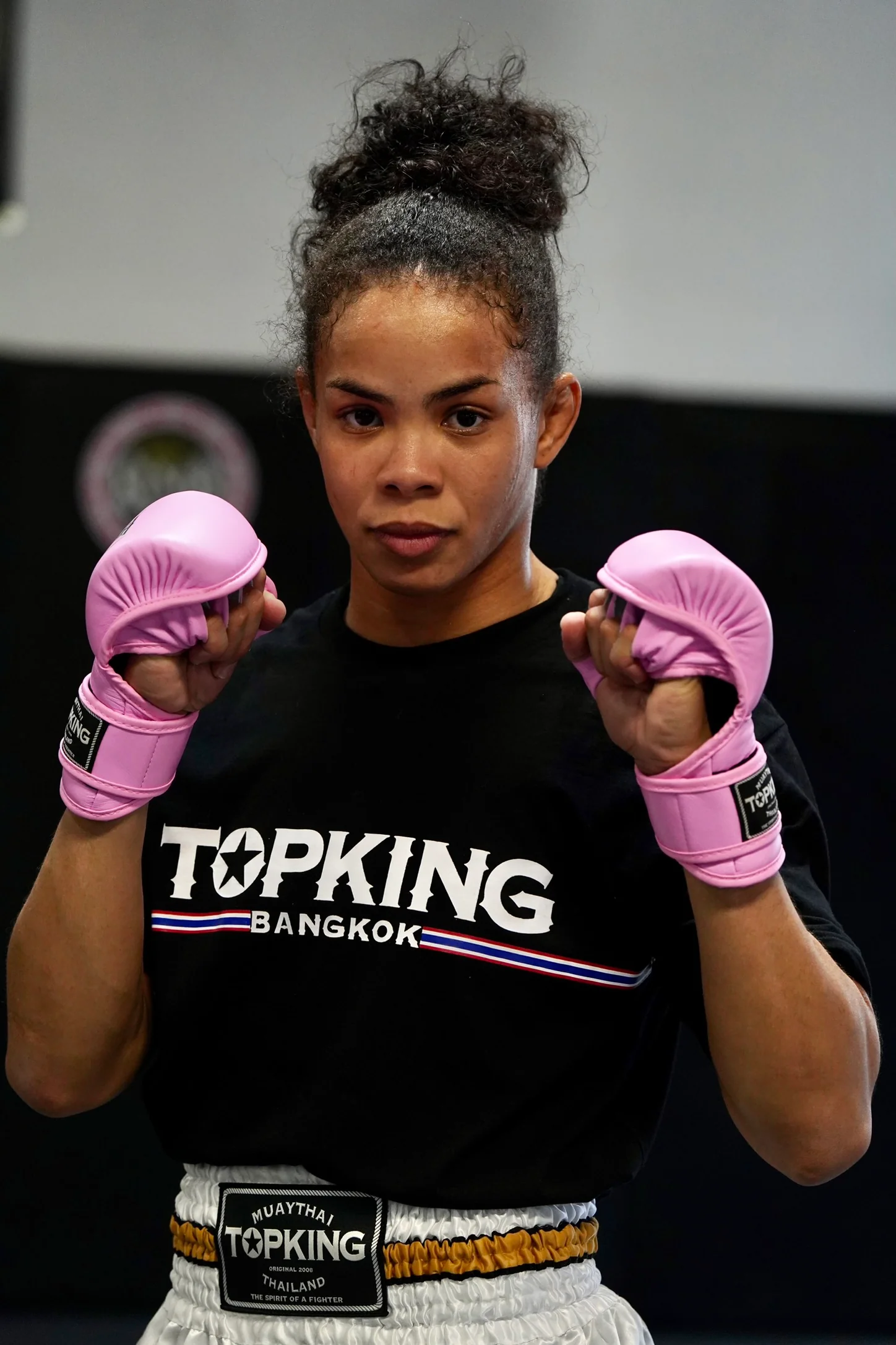 Top King COMBAT Pink MMA Gloves - Image 6