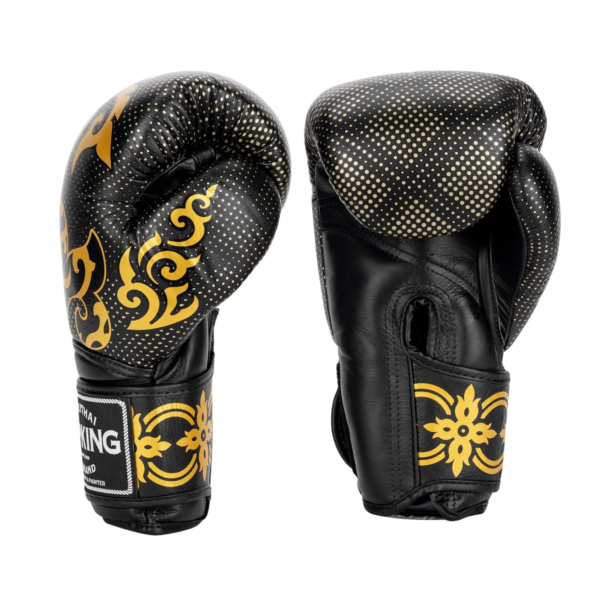 Top King Kanok Black Boxing Gloves - Image 3