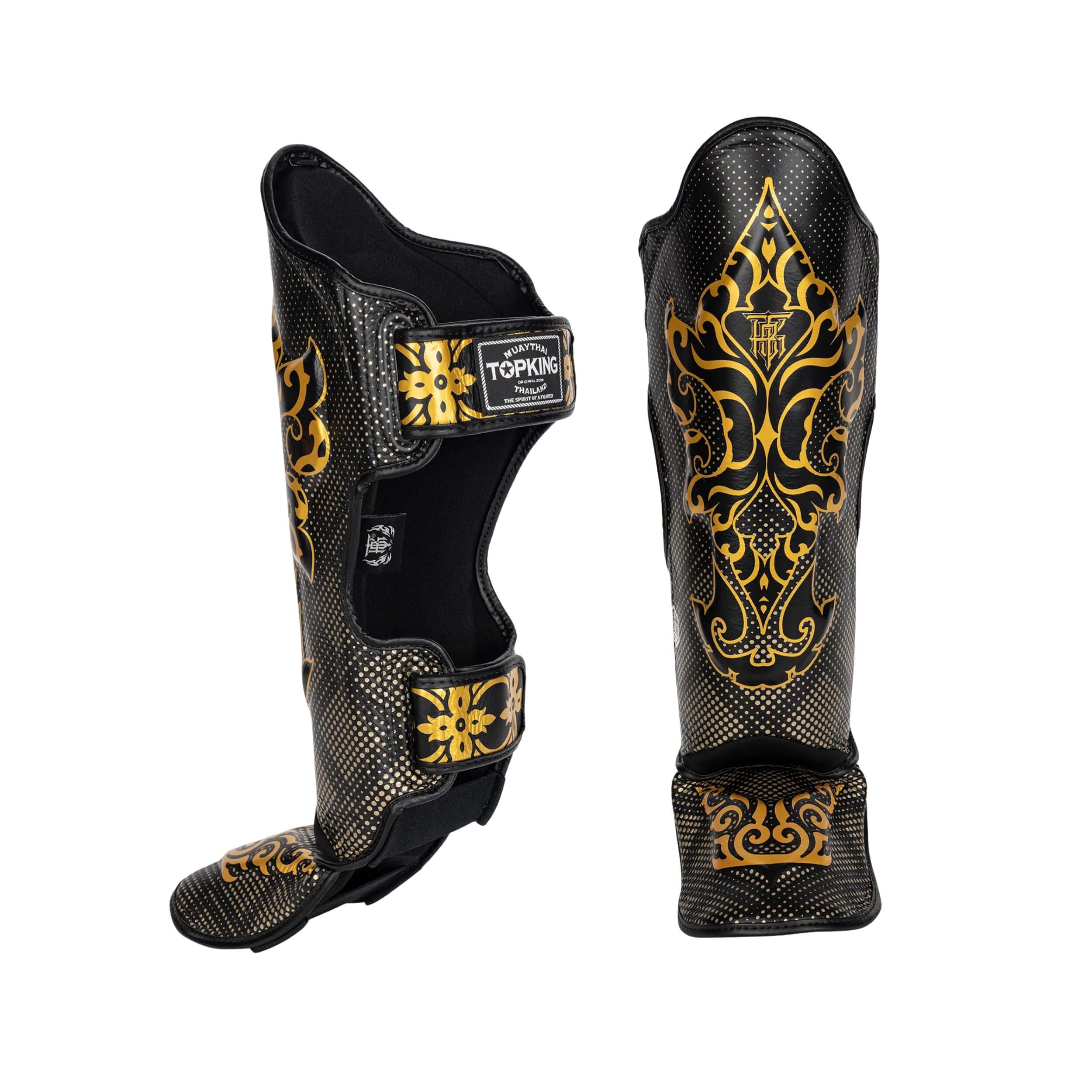 Top King Kanok Black Shin Guards - Image 4