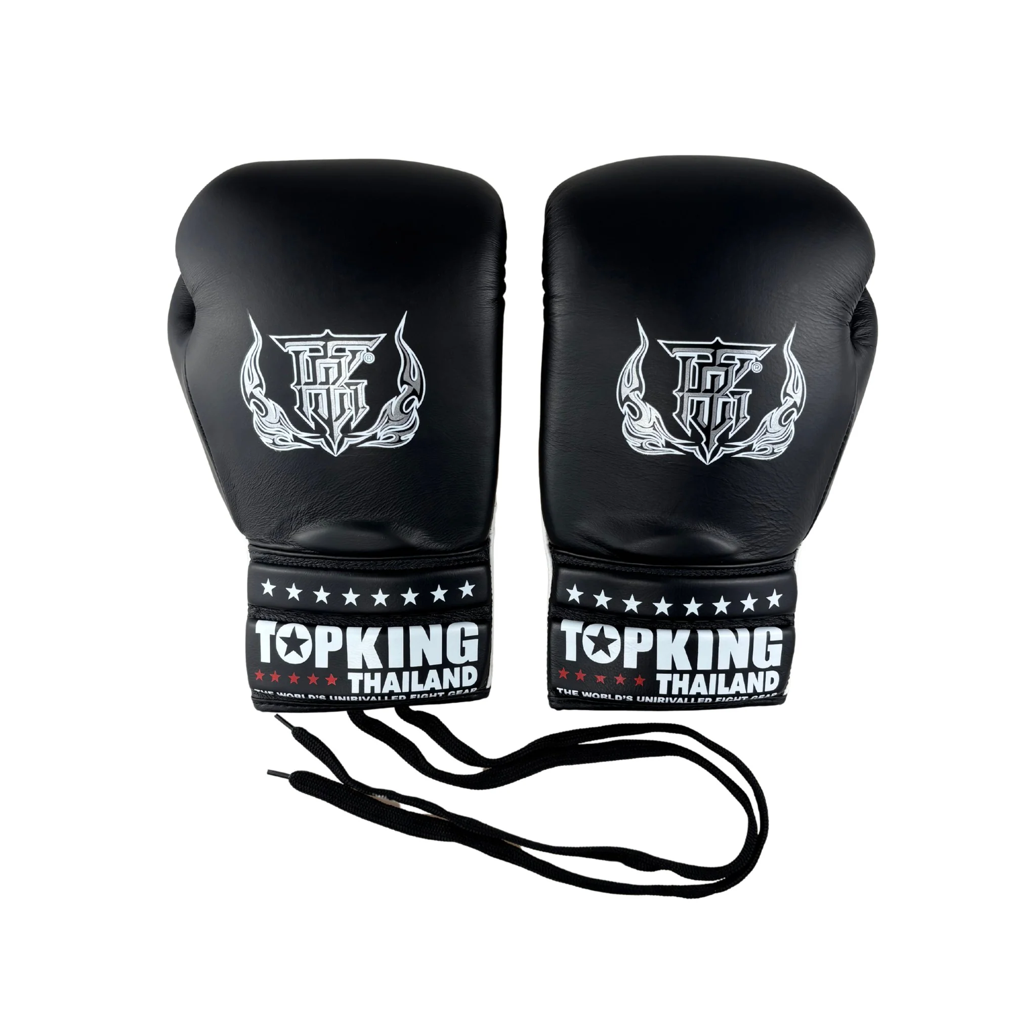 Top King Pro Competition Lace up Black-White Gloves - Image 4