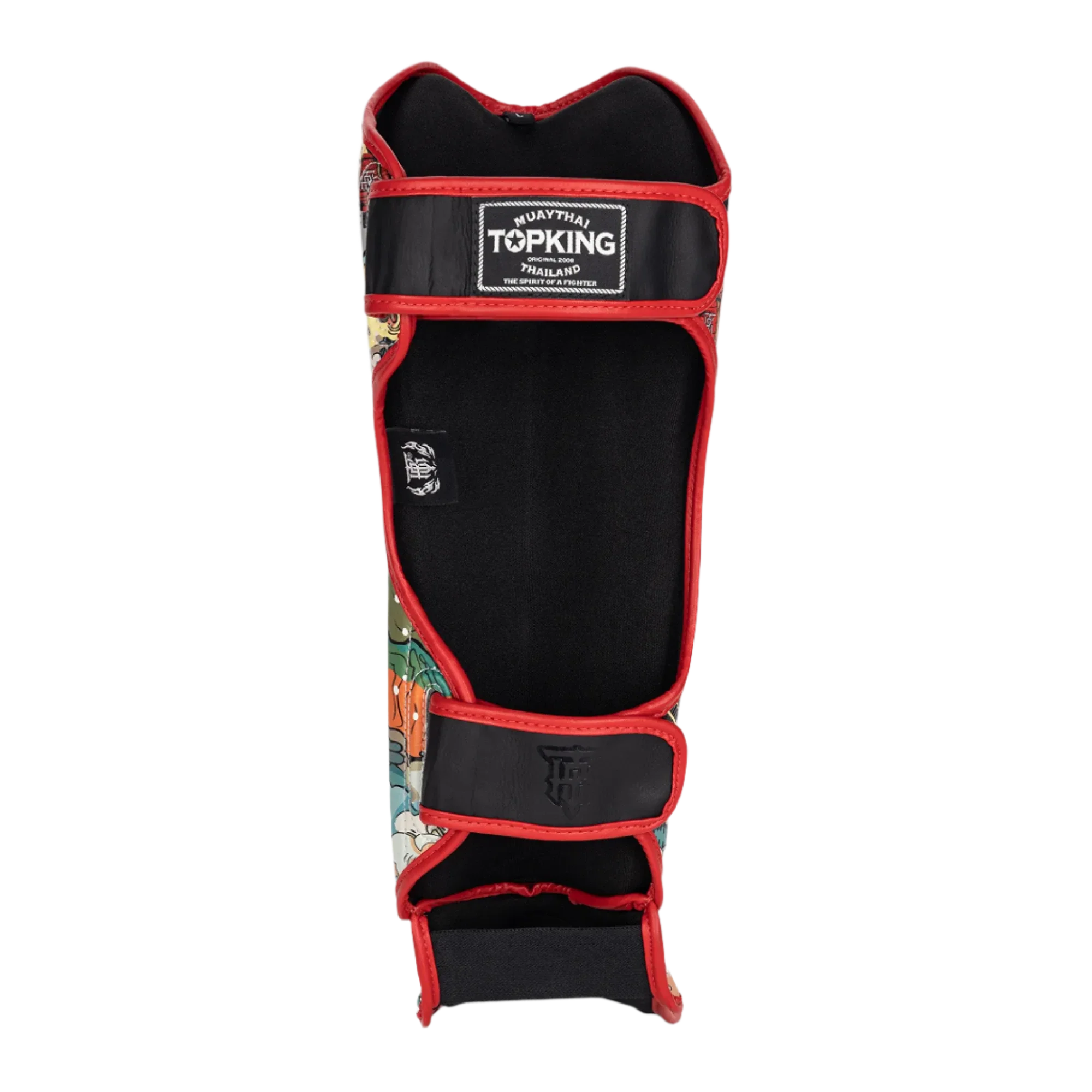 Top King Shin Guards Chinese Culture Red - Image 2