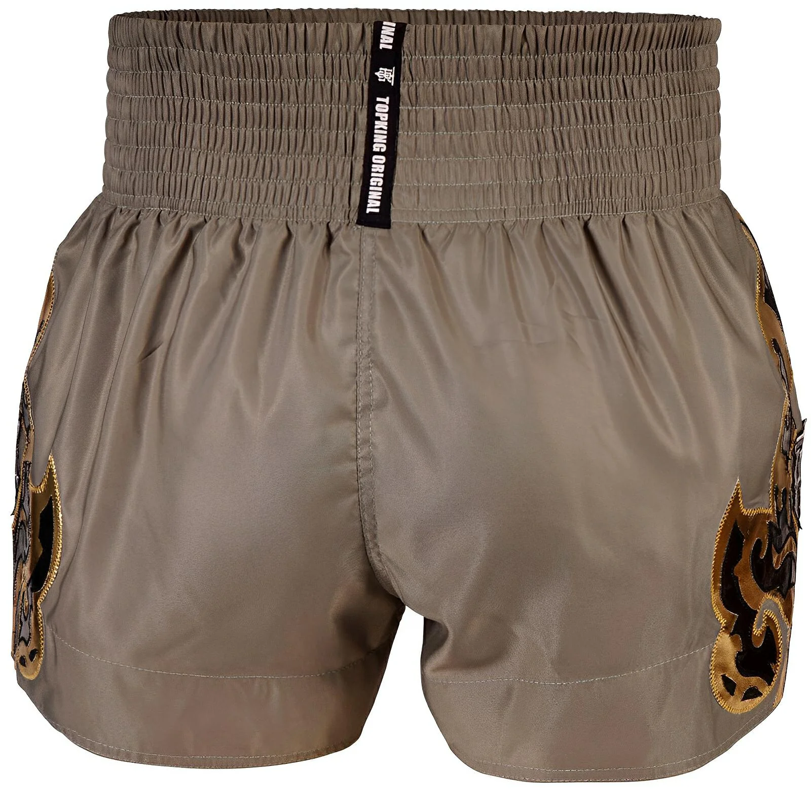 Top King Kanok Khaki Muay Thai Shorts - Image 4