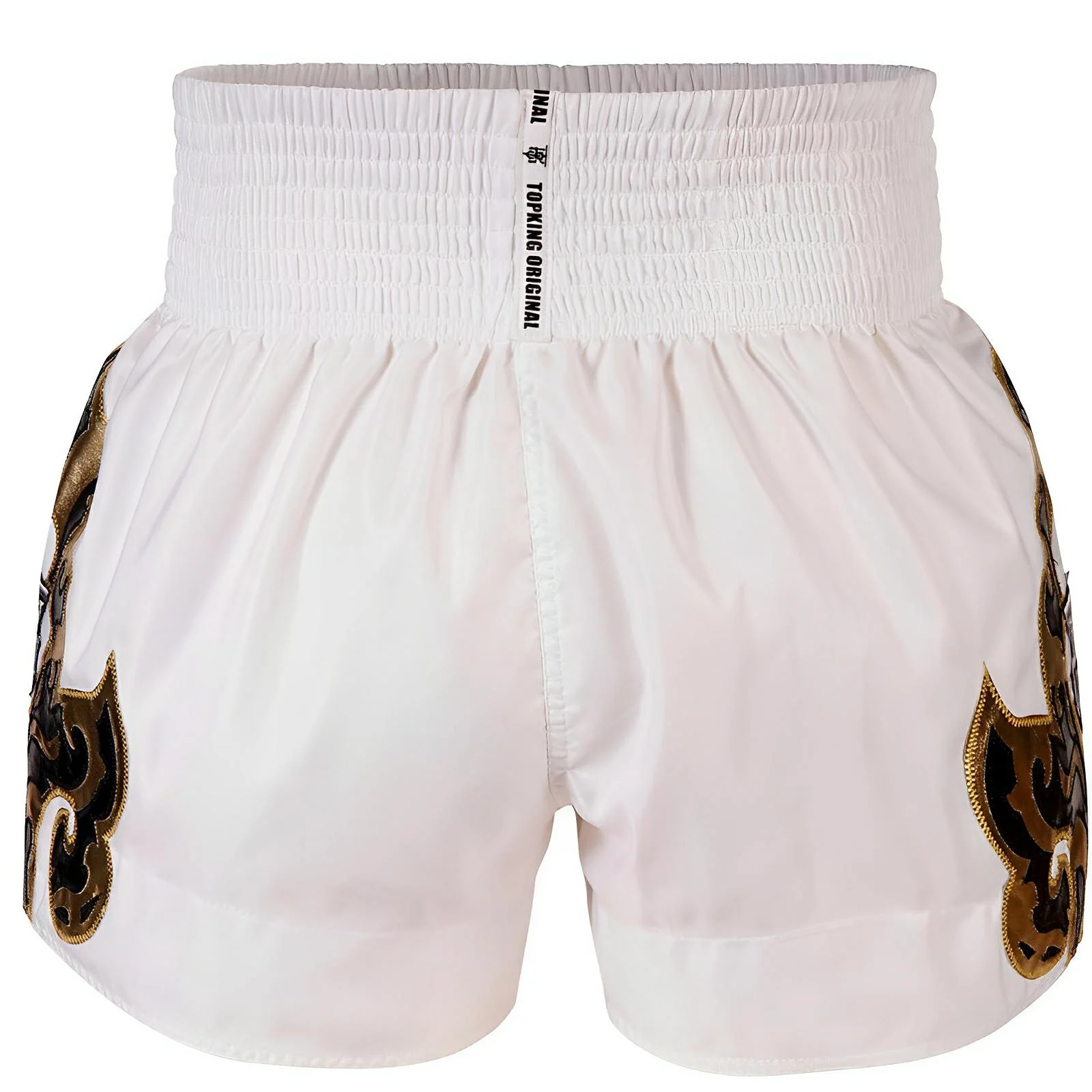 Top King Kanok White Muay Thai Shorts - Image 4