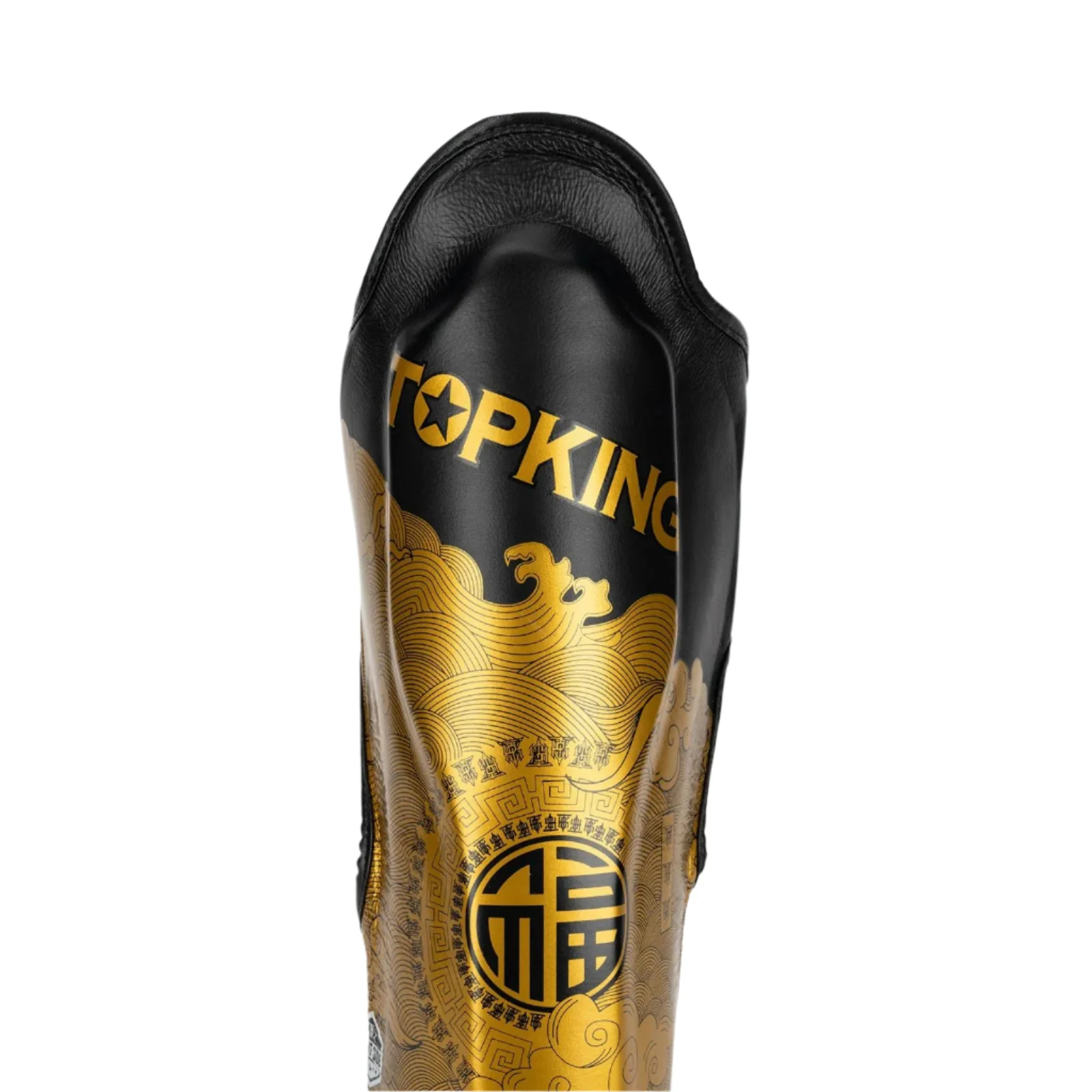 Top King Shin Guards Chinese Heritage Black Gold - Image 3