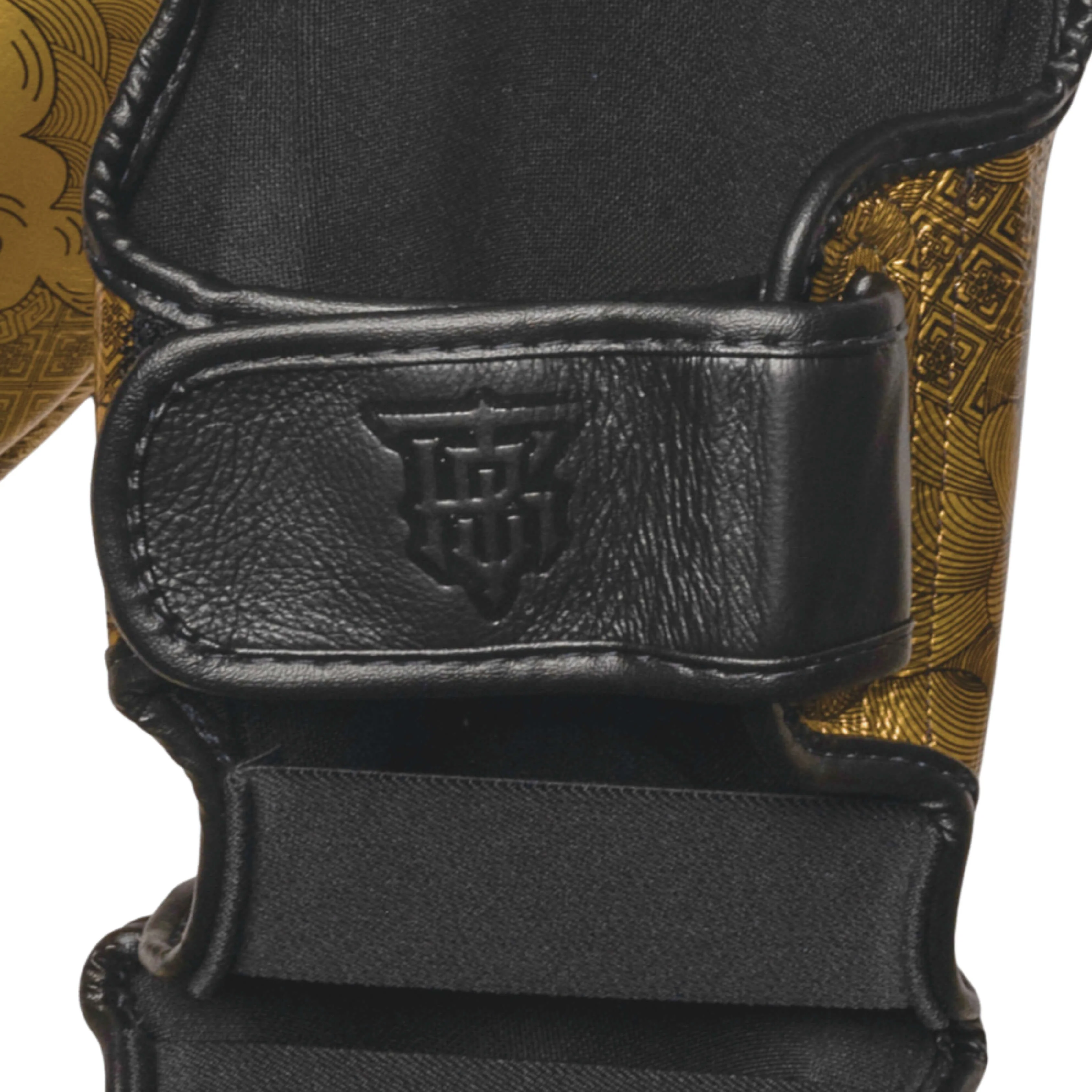 Top King Shin Guards Chinese Heritage Black Gold - Image 5