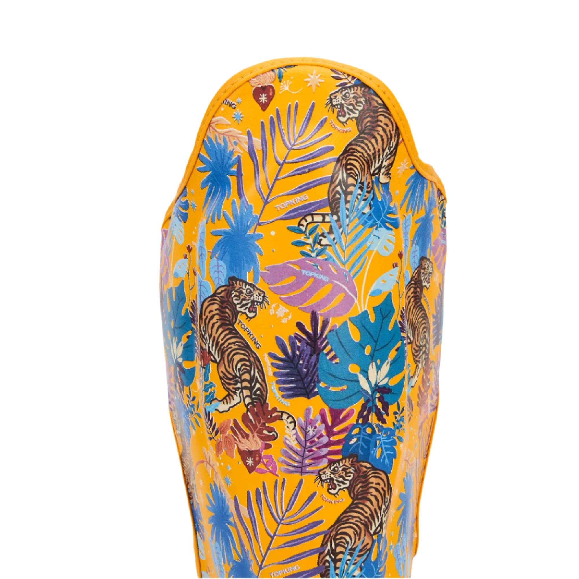 Top King Shin Guard Wild Tiger Yellow - Image 4