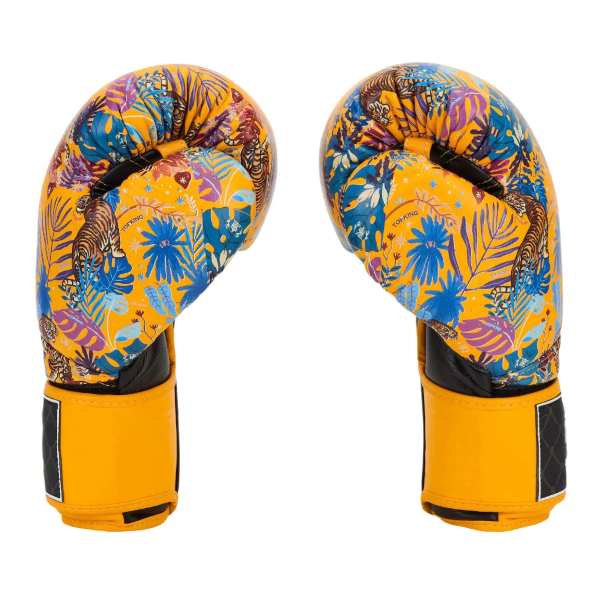 Top King Wild Tiger Yellow Boxing Gloves - Image 3